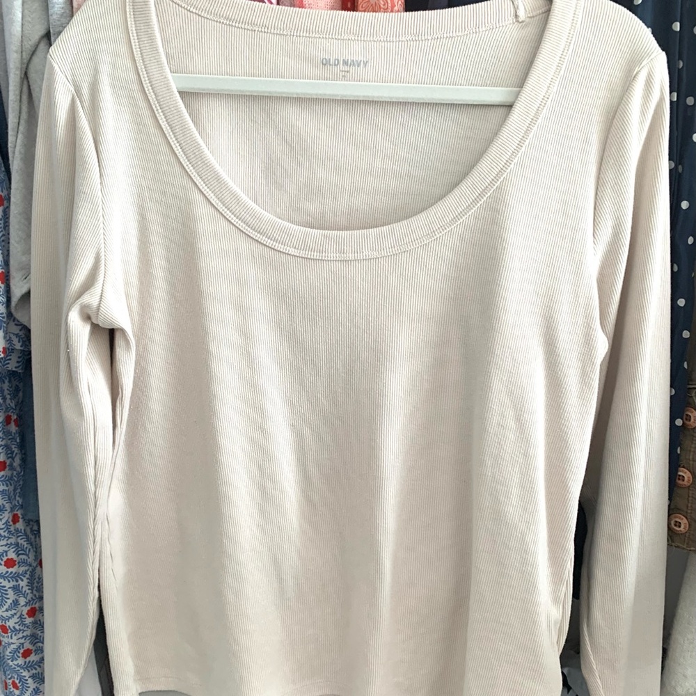 Old Navy Women's Light Cement Blouse